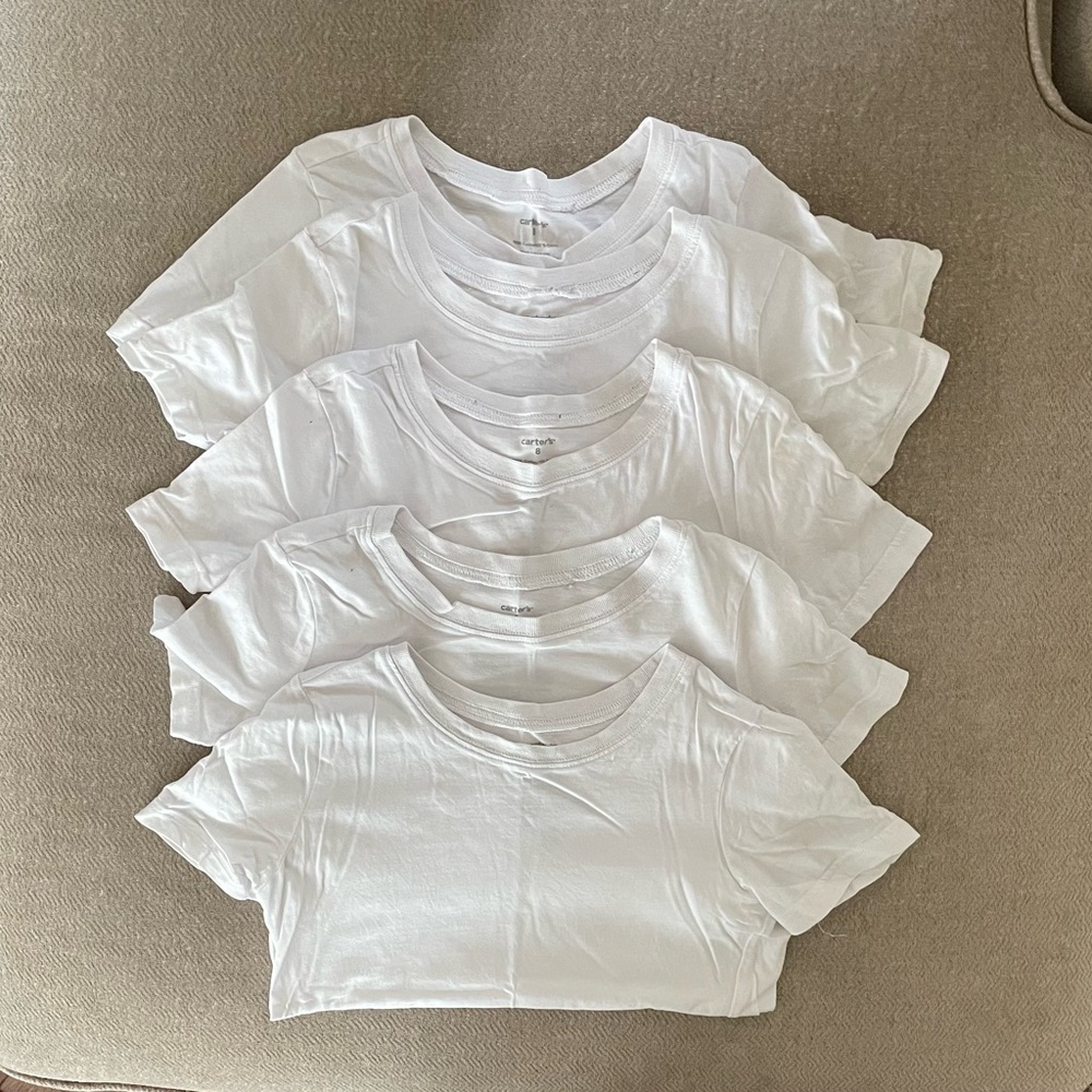 CARTER’S BOYS WHITE UNDERSHIRTS